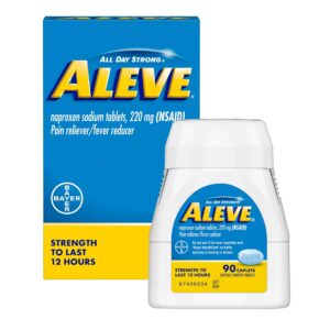 Aleve Pain Relief – Tablet / 24 per Bottle / Bottle of 1