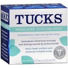 Blistex Tucks Medicated Cooling Pads – Box of 100