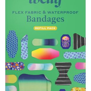 Welly Health Bravery Bandages - Assorted Sizes & Patterns – Box of 80