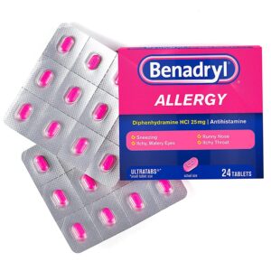 Benadryl Allergy Antihistamine – Tablet / Box of 24